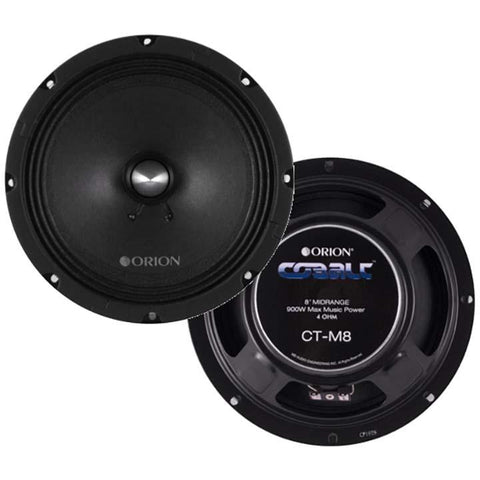 Orion Cobalt 8" Midrange 900 Watts Pair Packed