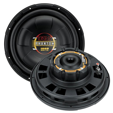 Boss 12" Shallow Mount Woofer 1000w Max 4 Ohm Svc