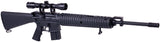 Crosman Dpms Classic A4 (black) Nitro Piston Powered Dpms Air Rifle With 4x32 Scope