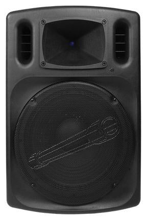 Audiopipe 15" Professional Loudpeaker Bluetooth Fm Tuner Usb-sd Remote