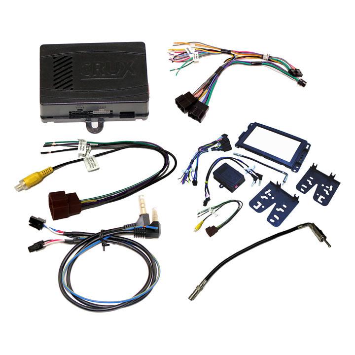 Crux Radio Replacement W-swc Retention For Gm Lan 29 Bit Vehicles (dash Kit Included)