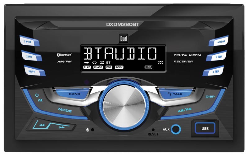 Dual Double Din Am Fm Tuner Cd Player Bluetooth Usb Aux Mp# Lcd Remote