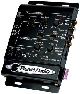 Planet 2-way Electronic Crossover With Remote Woofer Level Control