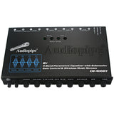 Audiopipe 4 Band Stereo Equalizer-crossover With Bluetooth 9 Volt Output