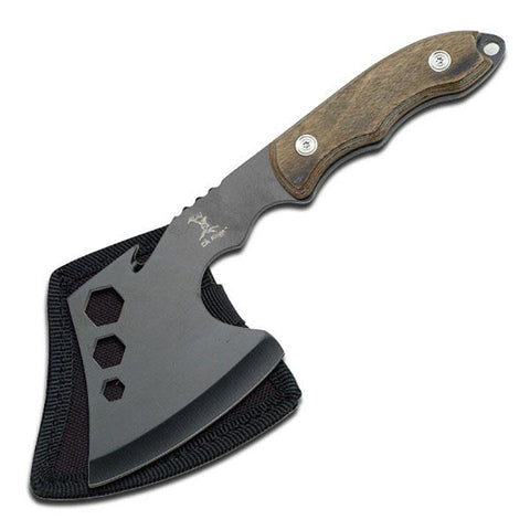 Elk Ridge Axe 10.5" Overall Full Tang Pakkawood Overlay Handle