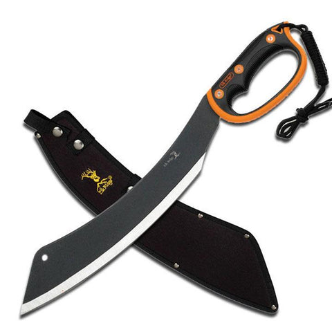 Elk Ridge Machete 20.5" Overall Orange & Black Handle