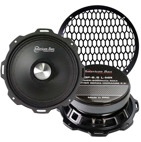 American Bass Godfather 6.5" Mid-range 600 Watts Max 4 Ohm Sold Each