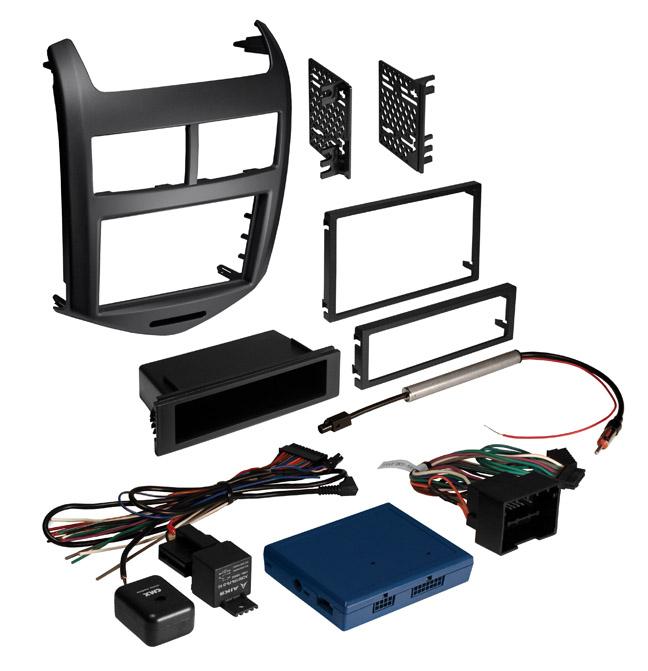 American International 2012-16 Chevy Sonic Install Kit-jet Black