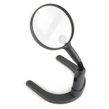 Carson 4.3 Inch Hands Free Magnifier 2x Led Lighted Detach 2-in-1 3.5x Spot Lens