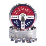 Crosman Premier Gold Tipped Pellet.22 Caliber 17.4 Grain 100 Count