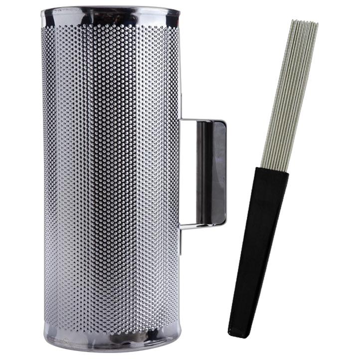 Nippon Latin Percussion 5" X 12" Metal Guiro With Scraper Instrument