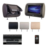 Power Acoustik 7" Headrest Monitor 3-color Skins Lcd-dvd Usb-sd Sold Each