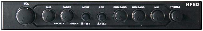 Equalizer-crossover Hifonics 1-2 Din; 4band Eq; 2-way Xover