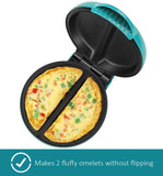 Holstein Housewares  Omelet Maker - Teal