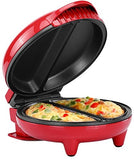 Holstein Housewares Omelette Maker - Red Stainless Steel