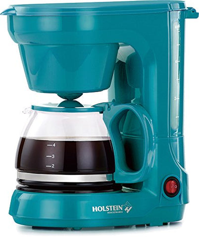 Holstein Housewares 5 Cup Coffee Maker Teal