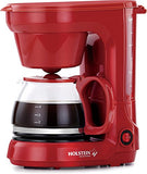 Holstein Housewares 5 Cup Coffee Maker Red