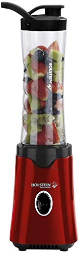 Holstein Housewares Personal Blender Metallic Red