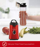 Holstein Housewares Personal Blender Metallic Red