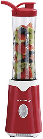 Holstein Housewares Personal Blender Red-white