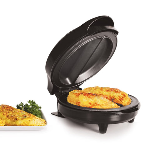 Holstein Housewares Omelette Maker - Black Stainless Steel