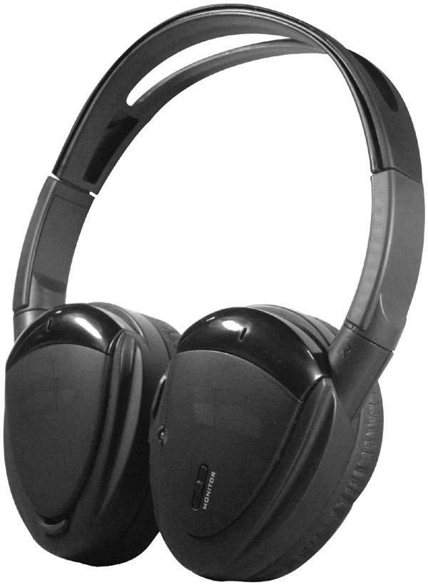 Headphones Swivel Earpad 2 Ch.rf 900 Mhz; Power Acoustik