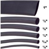 Heat Shrink Tubing(hst12bk) 1-2" 100 Feet