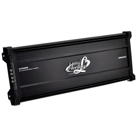 Lanzar Heritage Series 5000 Watt Max  8 Channel Amplifier