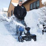 Snow Joe Hybrid Single Stage Snow Blower 18 In 40 Volt 13.5 Amp Brushless