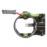 Iq Bowsights Micro 3 Pin Compound Bow Archery Sight With Retina Lock Tech