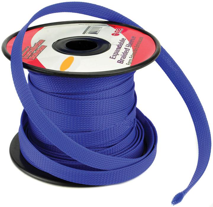 Installation Solution Expandable Braided Sleeve Blue 3-8"