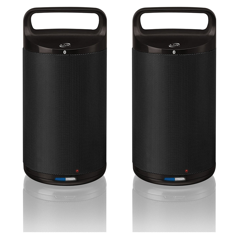 Ilive Isbw2113b Indoor-outdoor Dual Bluetooth Speakers (pair)