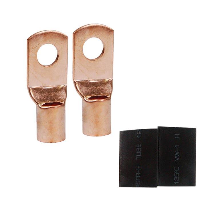 Nippon 4 Gauge Copper Ring Tongue Terminal #1-4