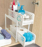 Jobar Two Tier Under Sink Sliding Shelf