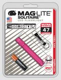 Maglite  Solitaire Aaa Nbcf Pink-blister Pack