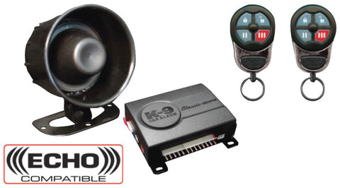 Car Alarm K9 (2) 4-button Rem.shock Sensor;data Port