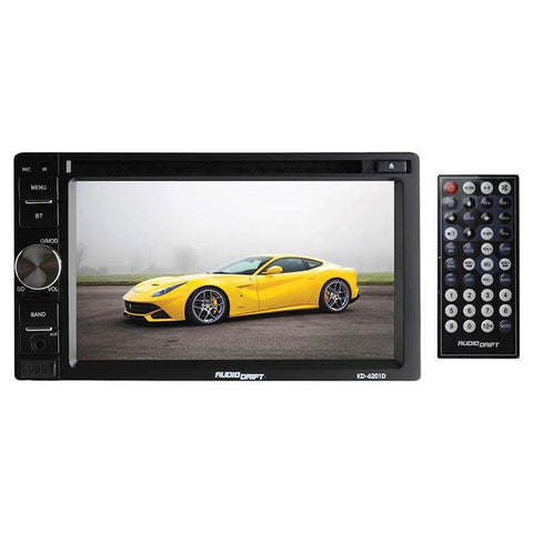 Audiodrift 6.2" Indash Dvd-cd-mp4 Player With Usb-sd-mmc-am-fm And Remote