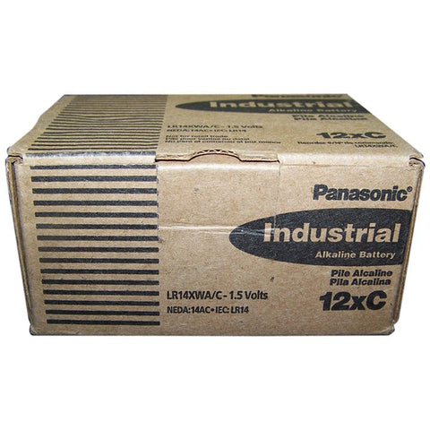 Panasonic Alkaline "c" Cell  12 Piece Box Of Batteries