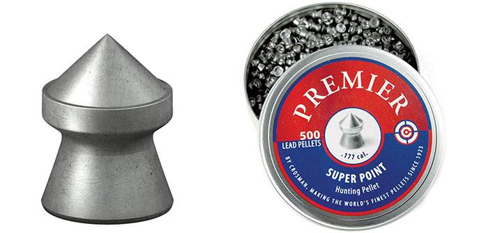 Crosman Premier Super Point Pellet.177 Caliber 7.9 Grain 500 Count