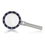 Zadro  Led Lighted Illuminating Handheld Magnifier With Dual Mag.