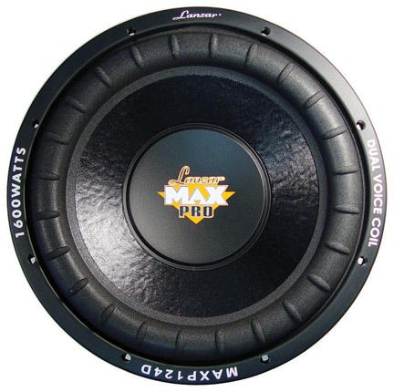 Subwoofer Lanzar 12" 1600wattsdvc; Dual Mag; Max Series