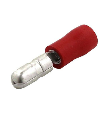 Bullet Connectors Male 22-18 Ga Red;xscorpion;100 Pcs