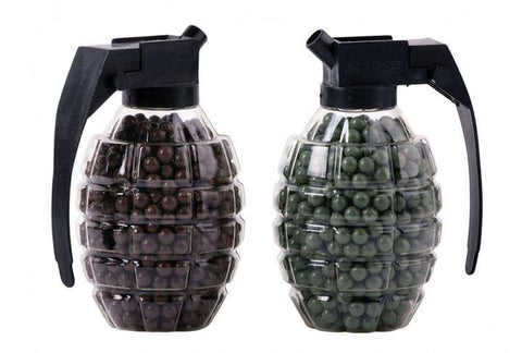 Crosman Grenade Loaders (brown- Green)grenade Shaped Bb Loader - 1600 Count Total (800 Count Each)