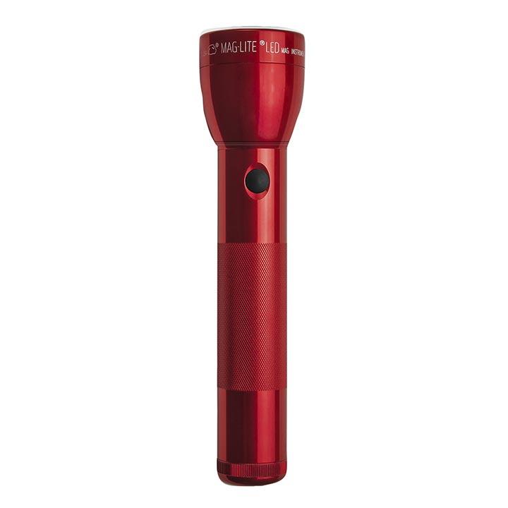 Maglite 2 Cell D  Ml300l Led Flashlight Red-gift Box