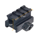 Utg Med-pro Compact Riser Mount 0.83 High 3 Slots Sold Each