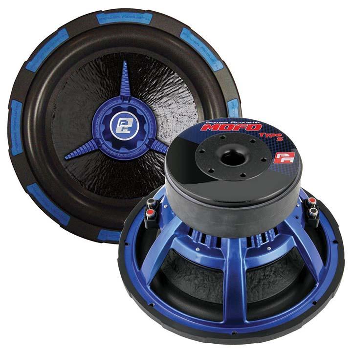 Power Acoustik 10" Woofer Dual 4 Ohm 2200w Max