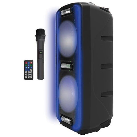 Maxpower Portable Multimedia Speaker System 10" X 2" Woofers