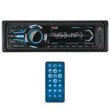 Boss Marine Mechless Single Din Receiver Bluetooth Usb-sd Remote Black