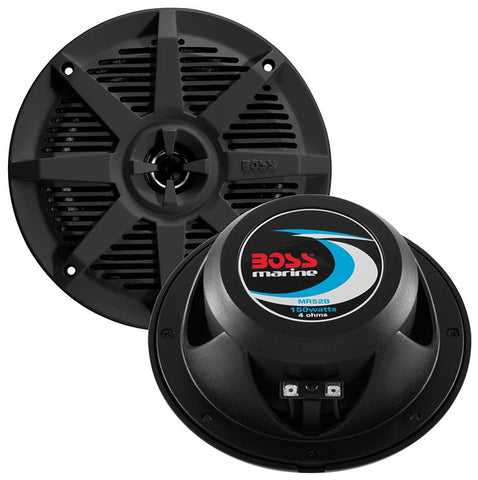 Boss 5.25" 2-way Coaxial Marine Speaker 150w Black