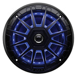 Boss 6.5" 2-way Marine Speaker With Rgb Lights(pair) 200w Black